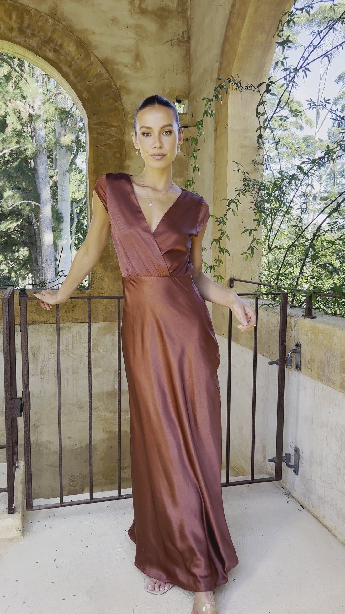 Selma Maxi Dress - Rust - Billy J