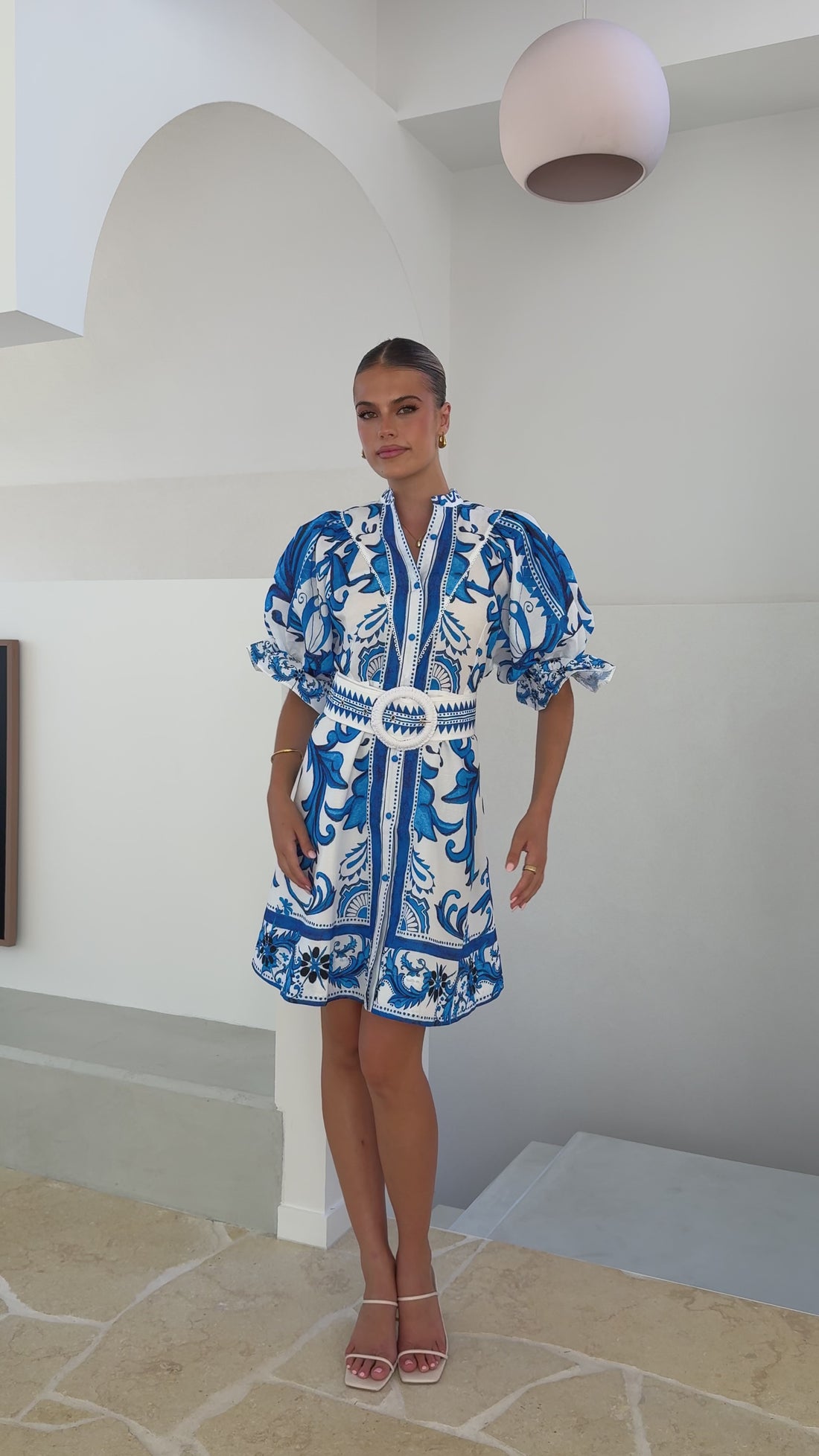 Hannah Mini Dress - Paradise - Billy J