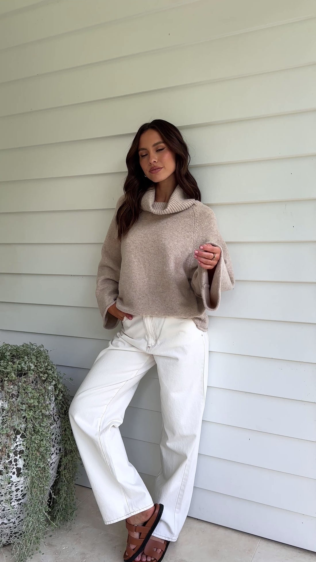 Jacques Knitted Jumper - Oatmeal - Billy J