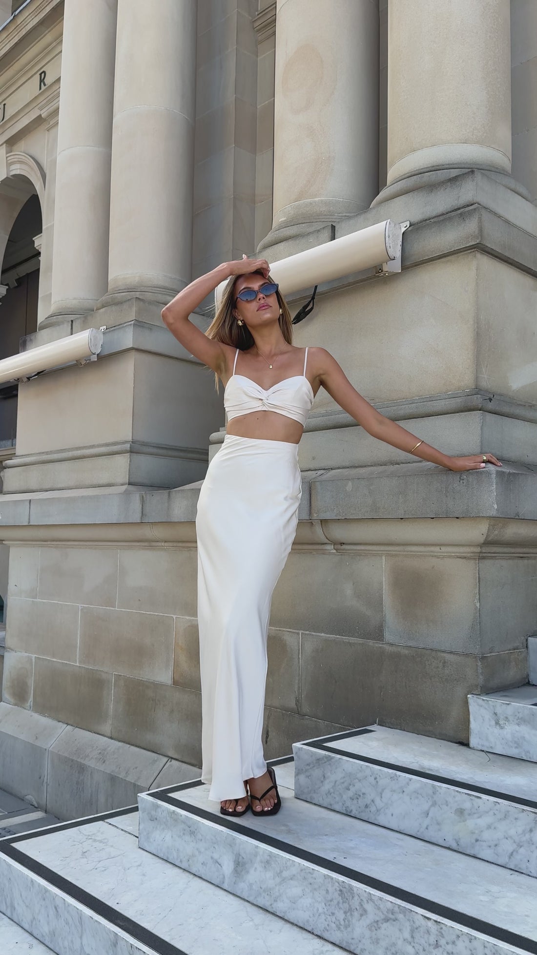Chi Crop Top - Ivory - Billy J