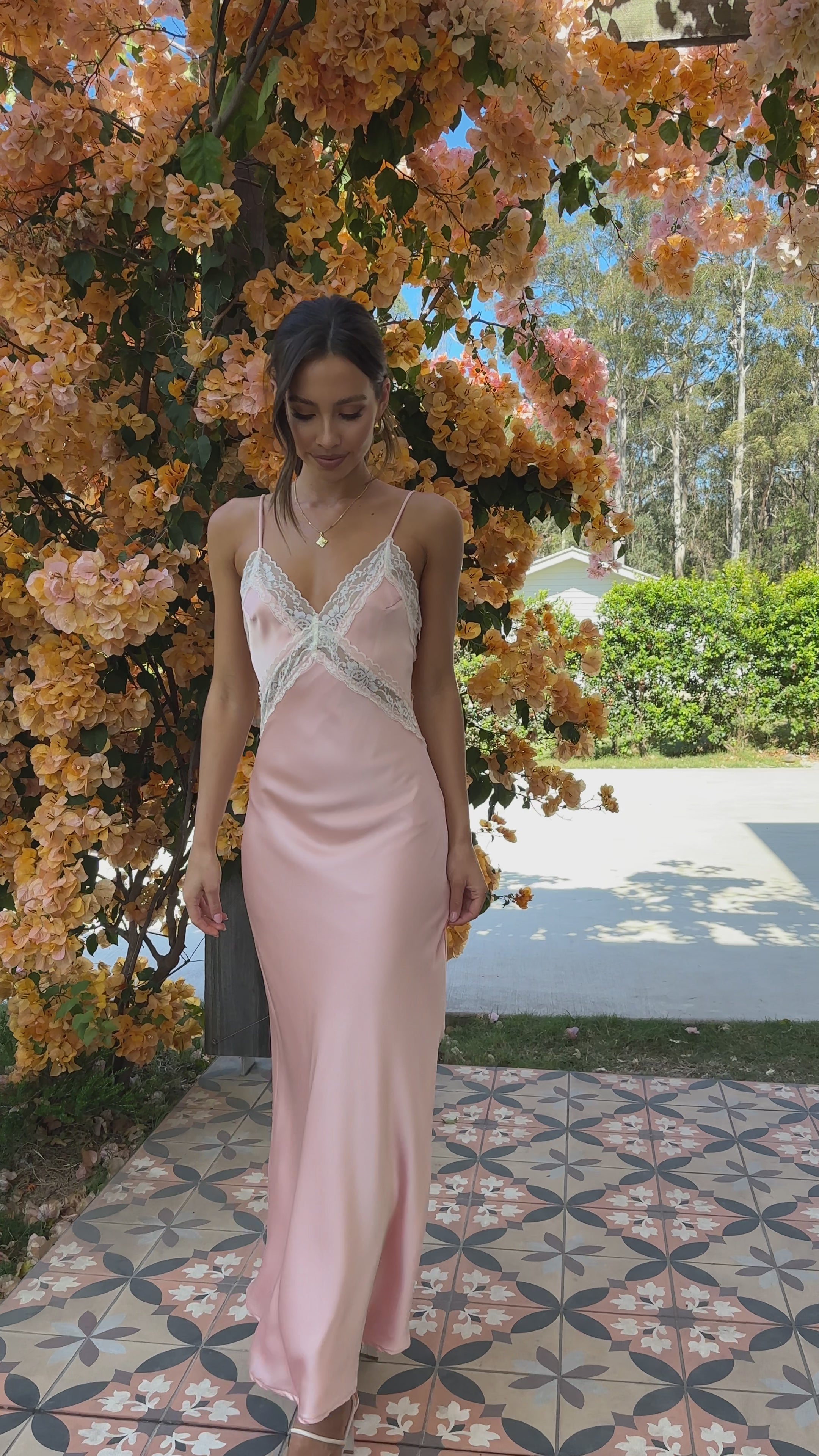 Load video: Westley Maxi Dress - Pink - Billy J