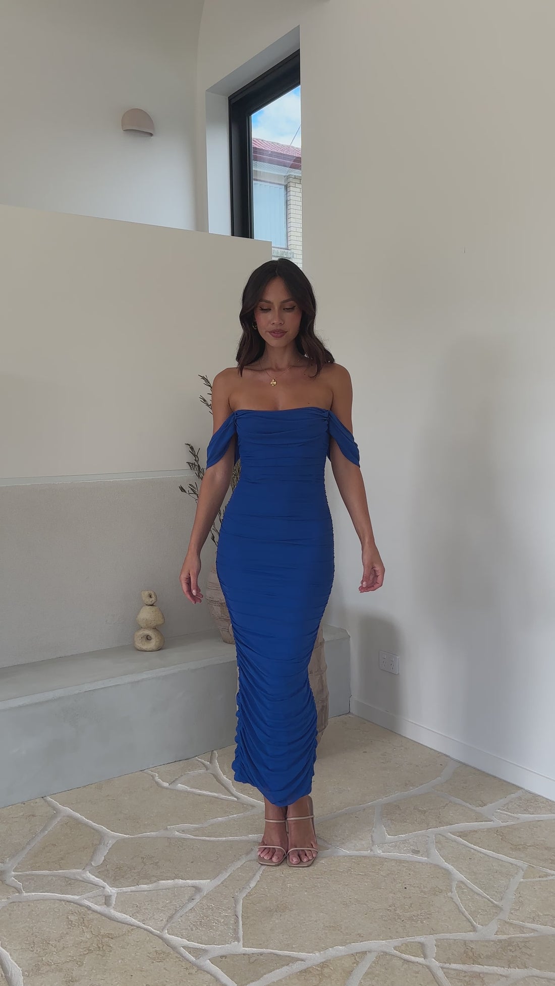 Kylie Maxi Dress - Cobalt Blue - Billy J