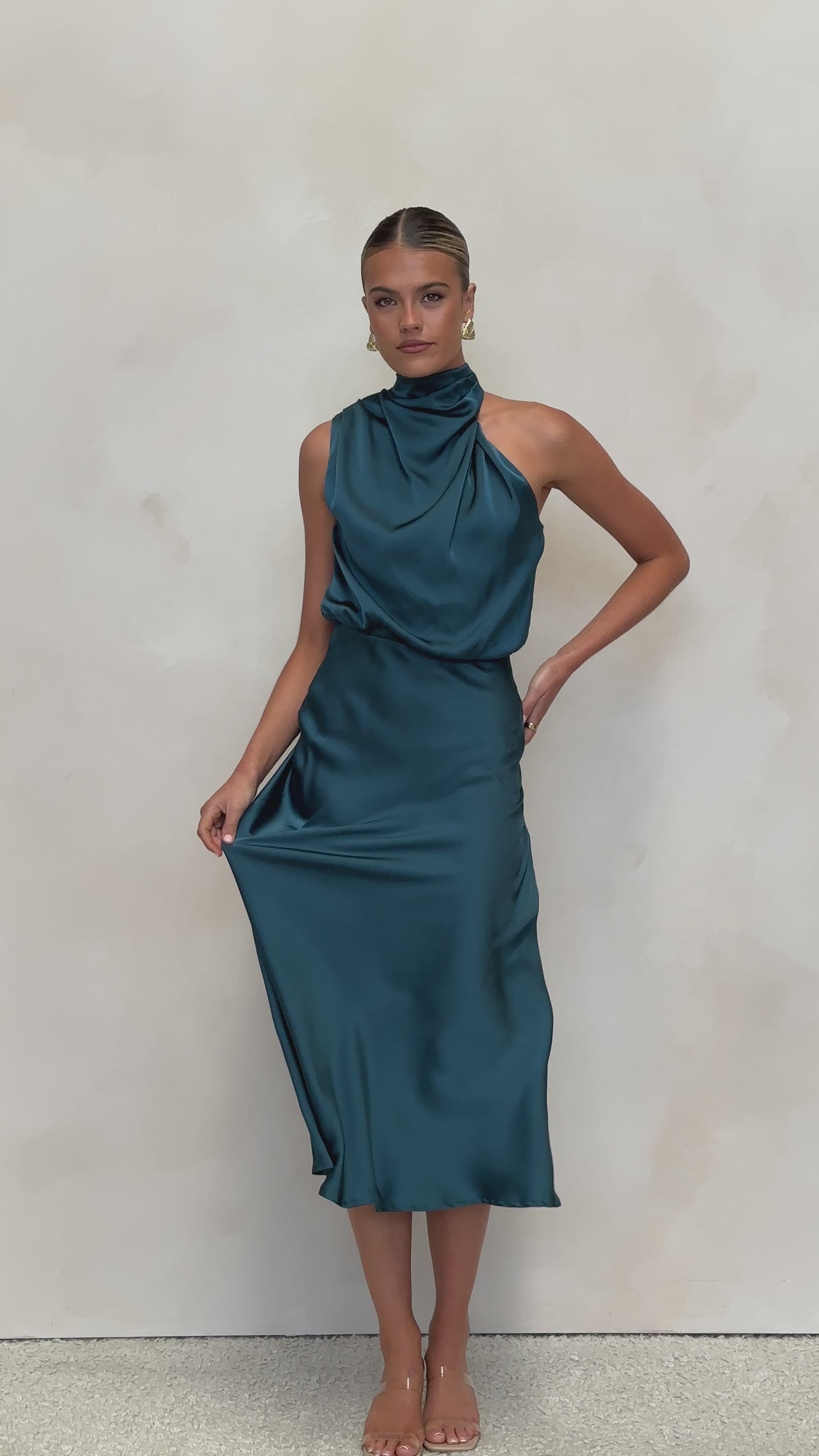Load video: Esther Maxi Dress - Teal