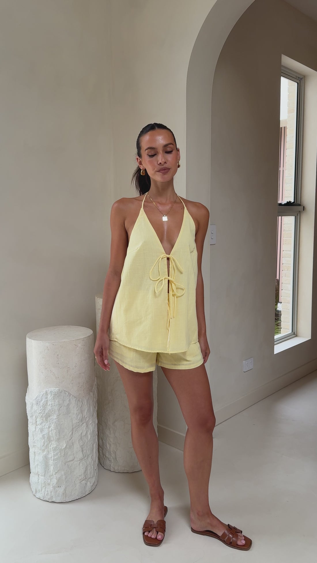 Octavia Shorts - Lemon - Billy J