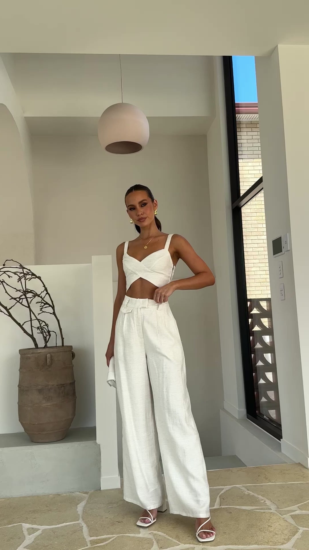Toni Crop Top - Stone - Billy J