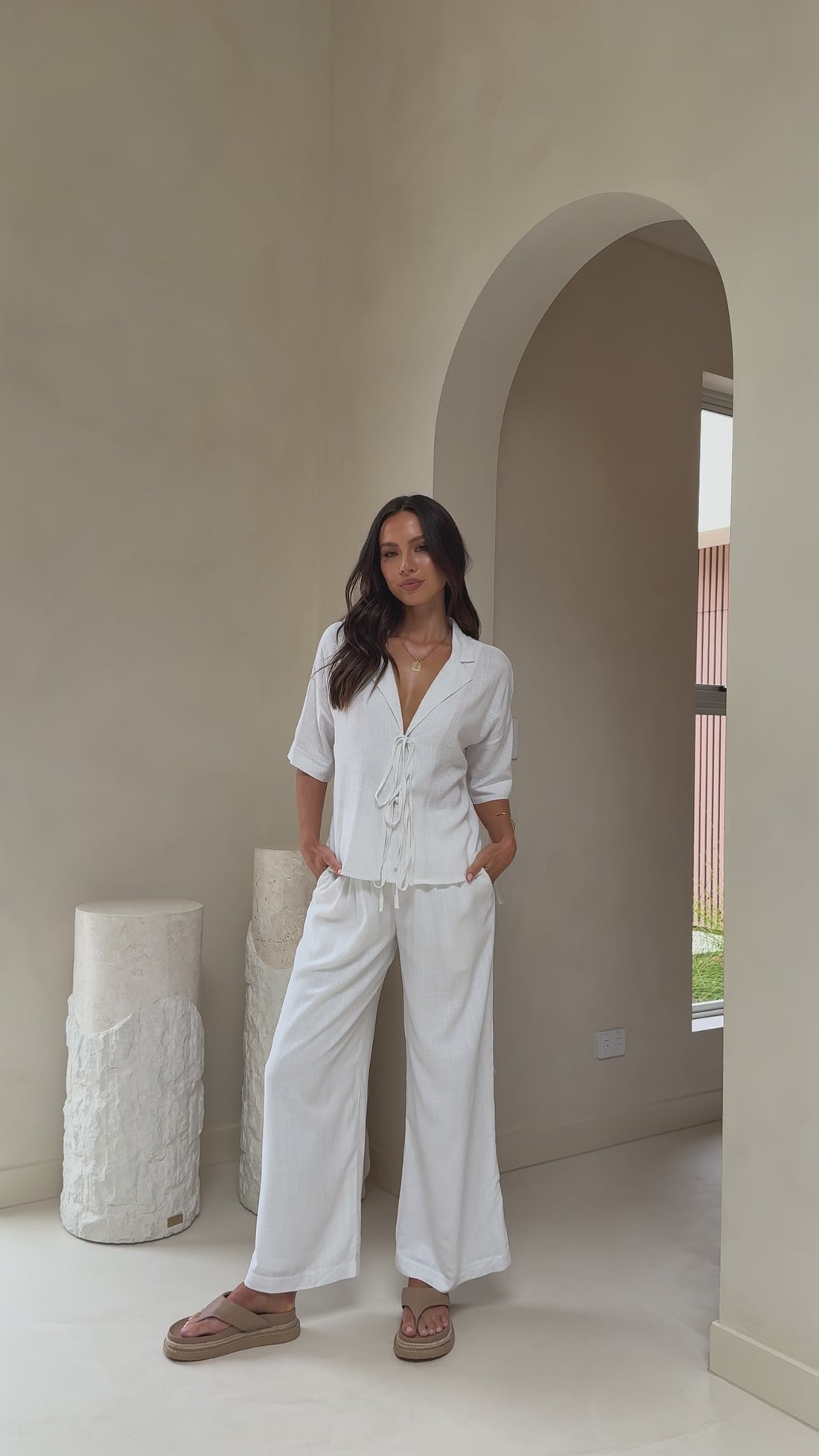 Louise Top - White - Billy J