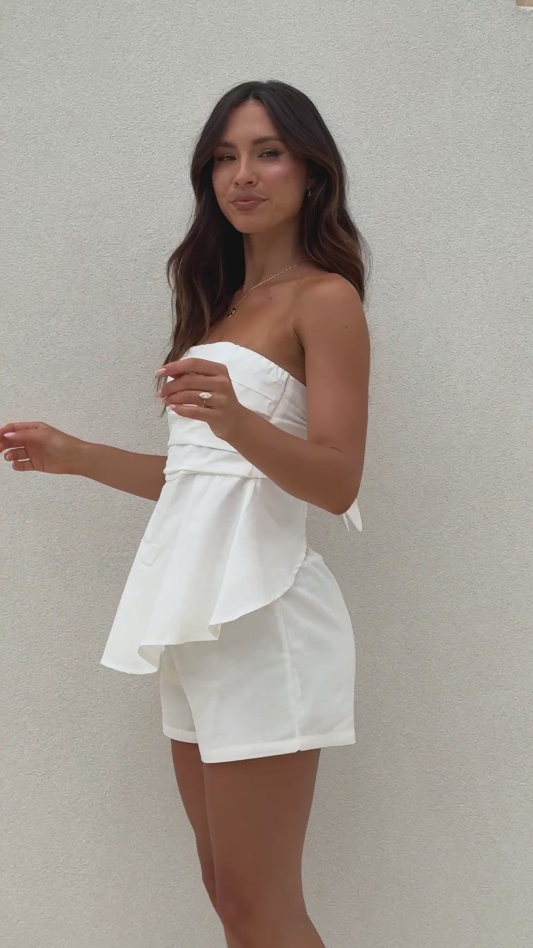 Load video: Tory Shorts - White - Billy J