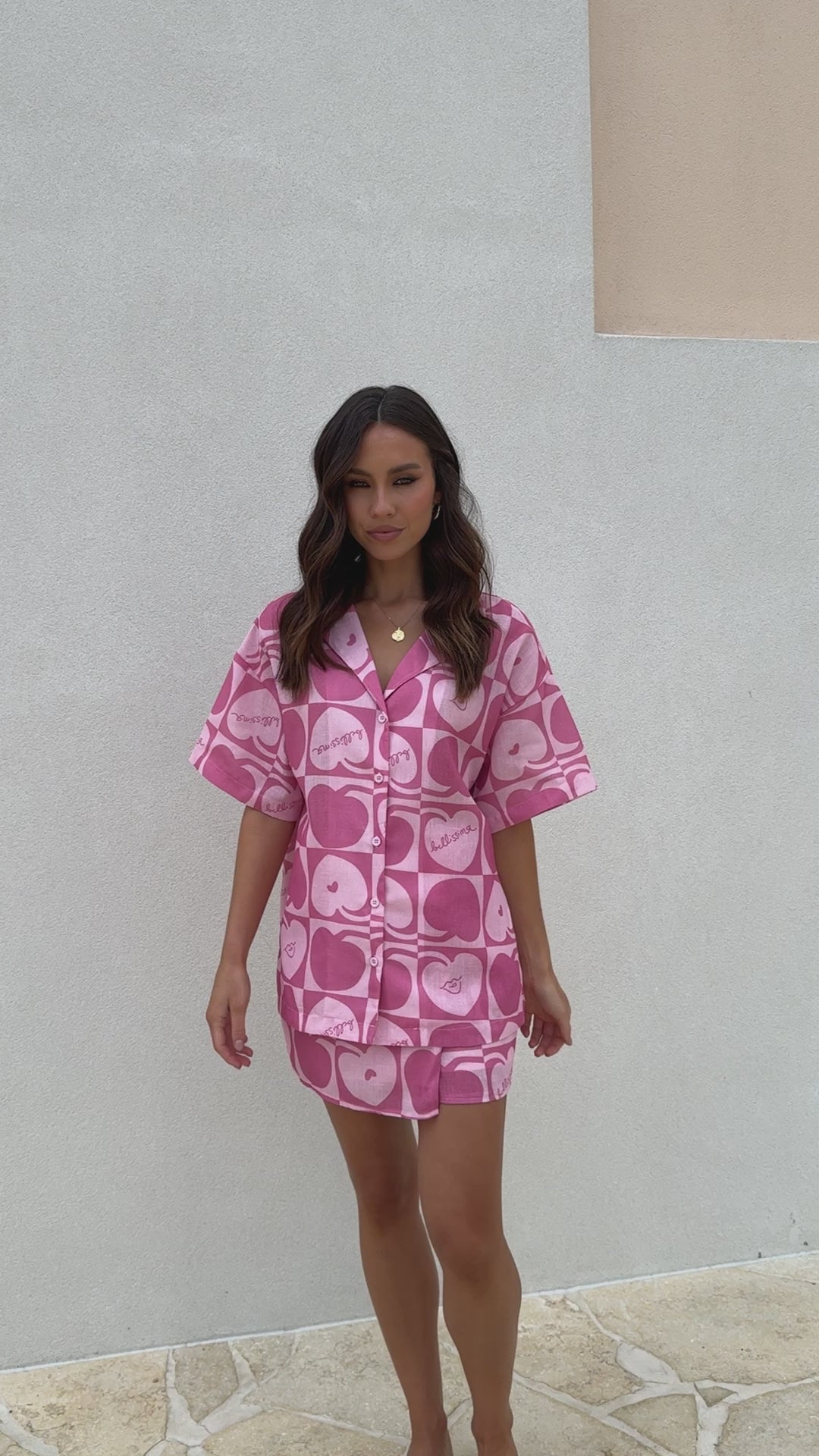 Abilene Button Up Shirt - Pink - Billy J