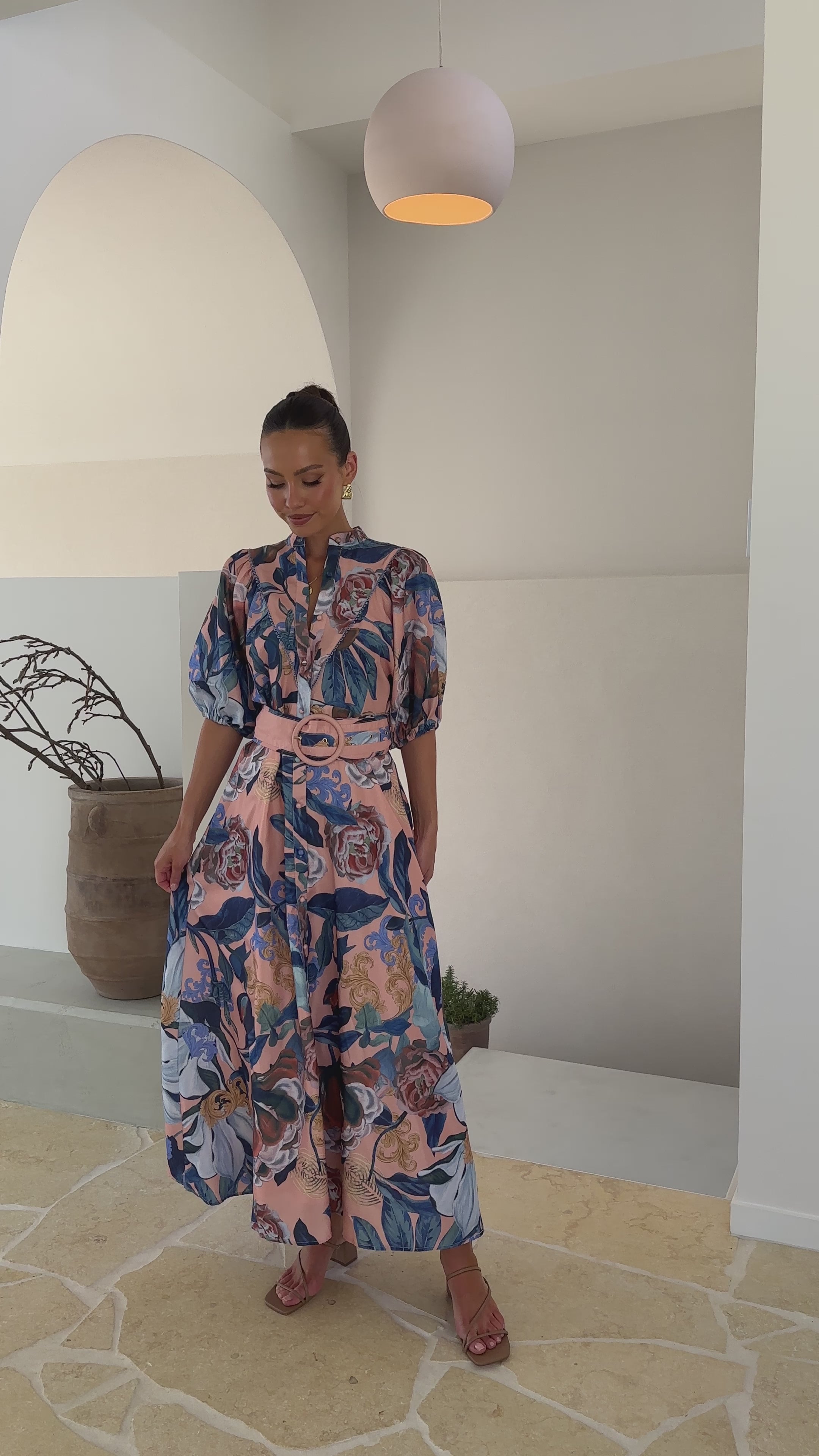 Load video: Hedley Maxi Dress - Rosa - Billy J