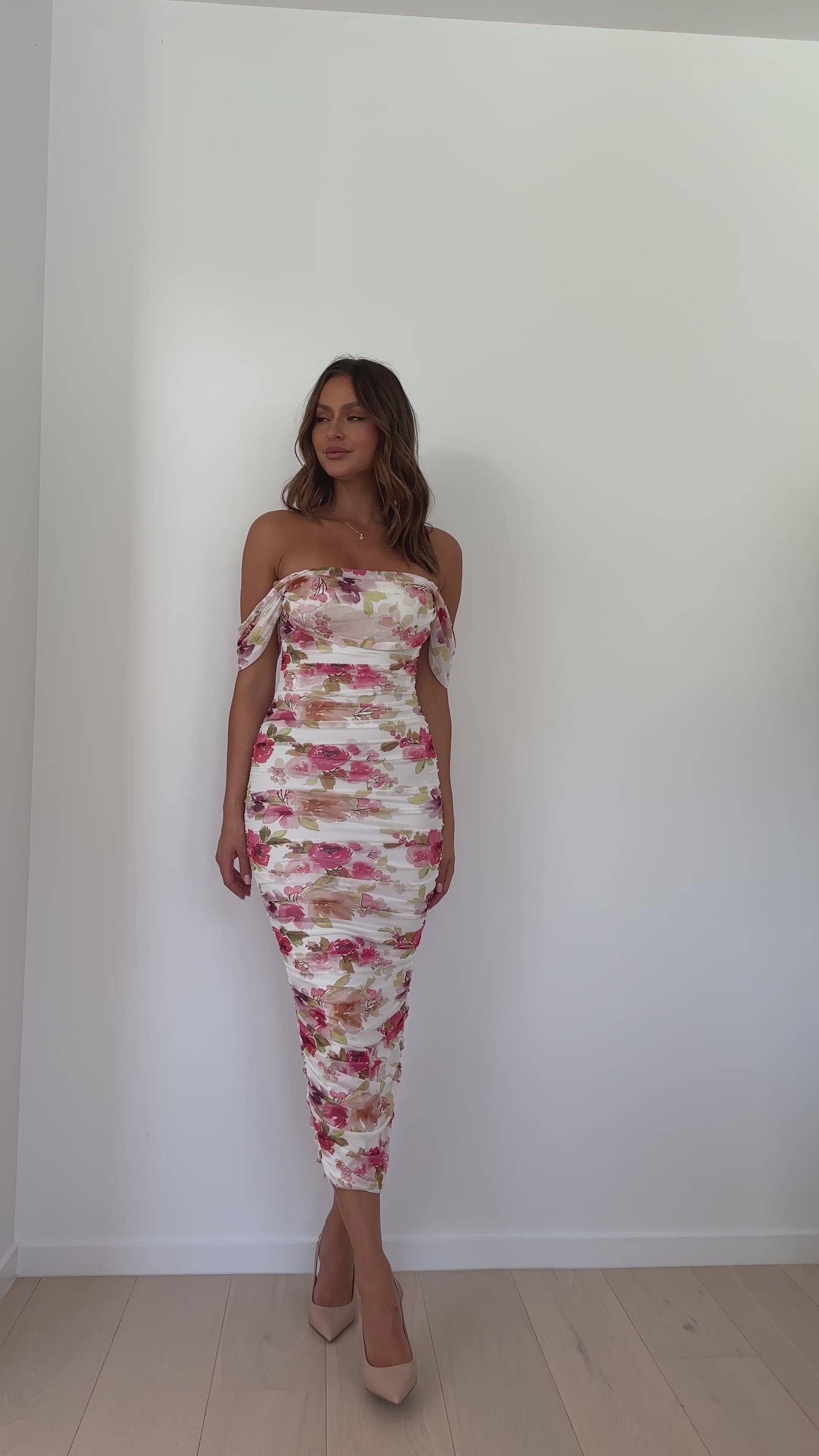 Load video: Kylie Maxi Dress - Floral - Billy J
