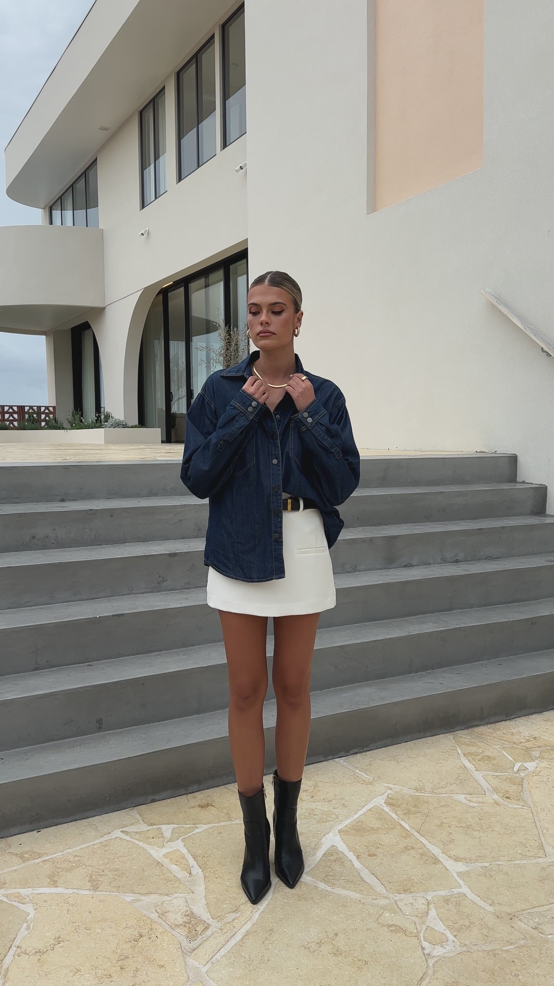 Load video: Sylas Jacket - Indigo - Billy J