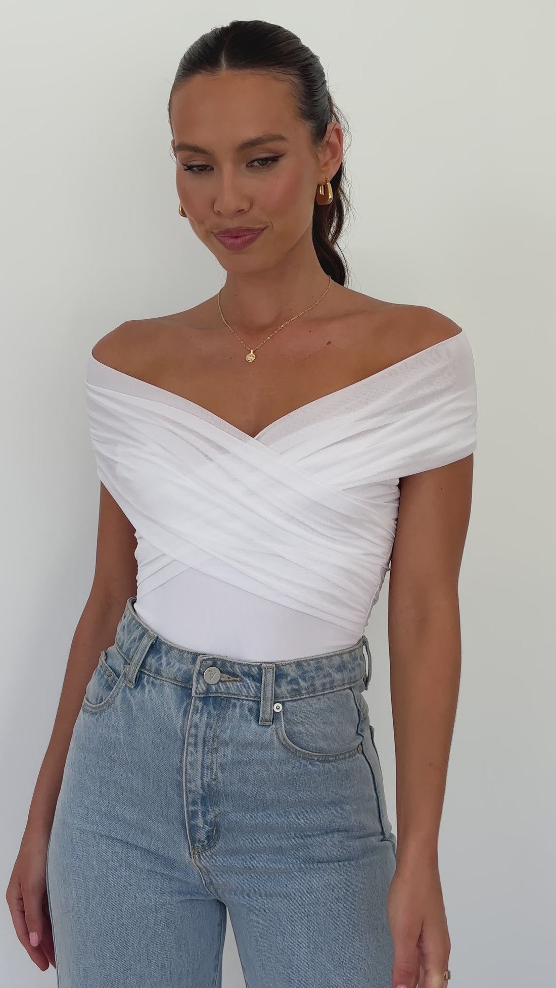 Haiku Bodysuit - White - Billy J
