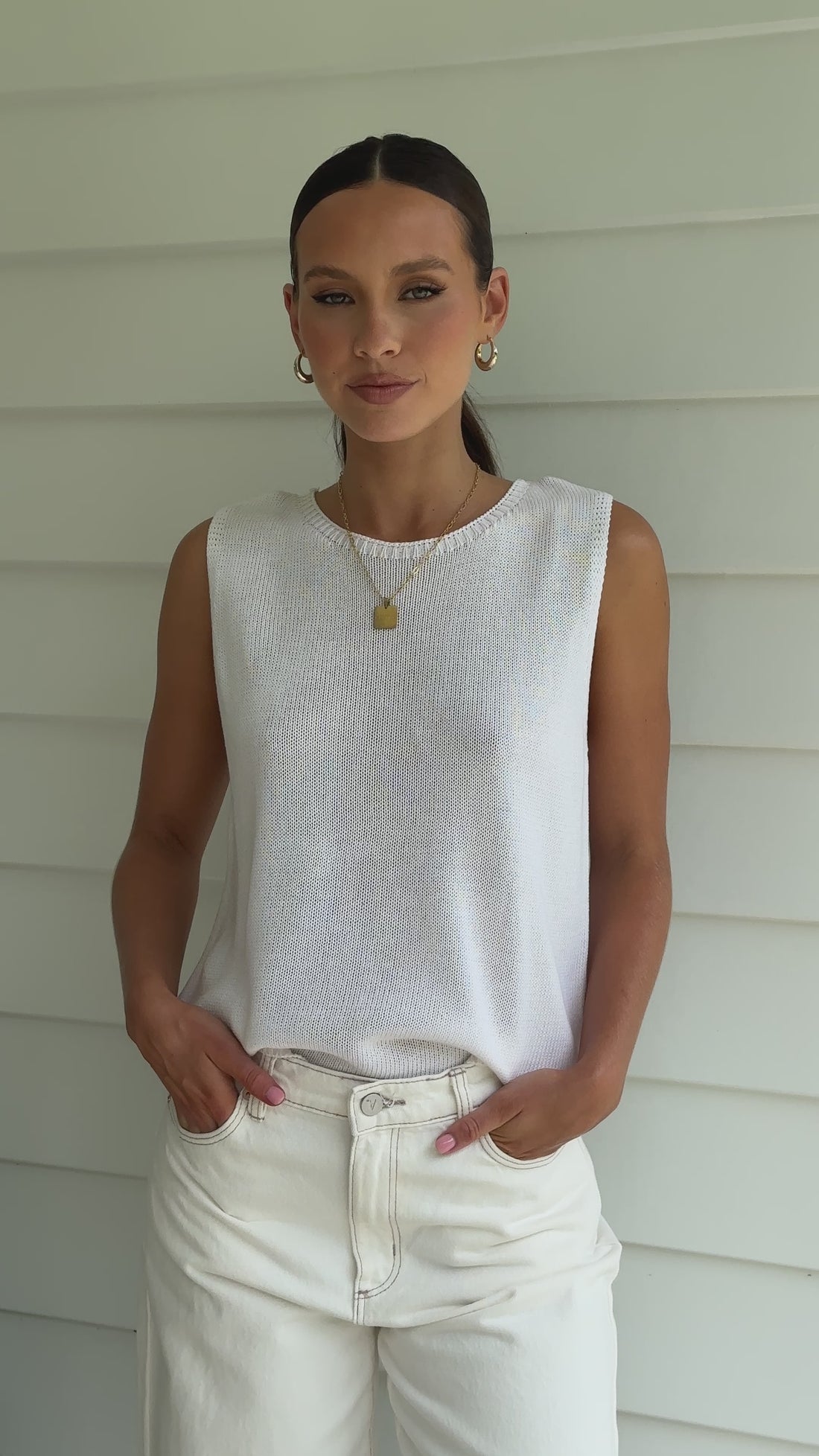 Fareeda Top - White - Billy J