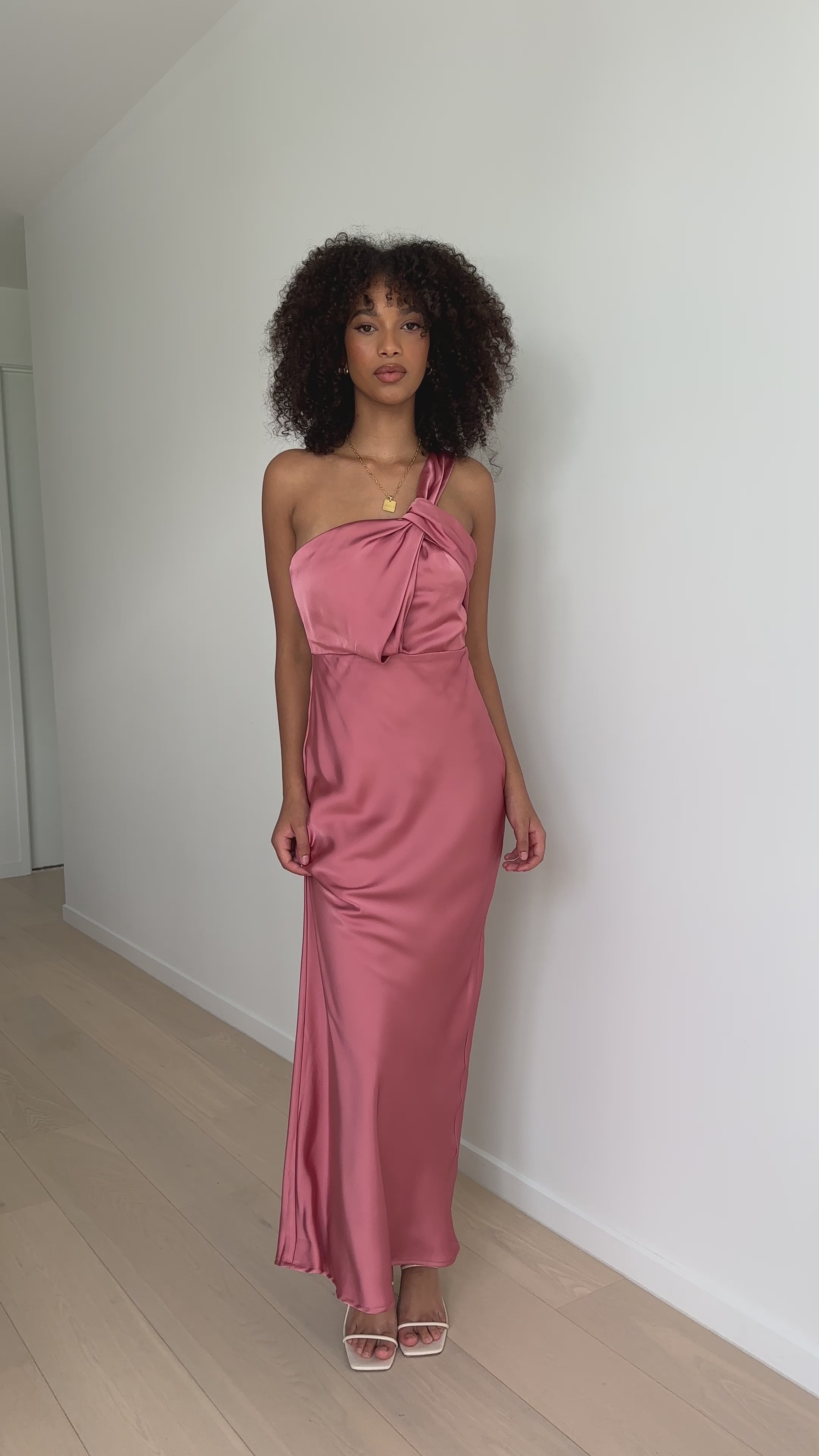 Load video: Greta Maxi Dress - Baked Rose - Billy J