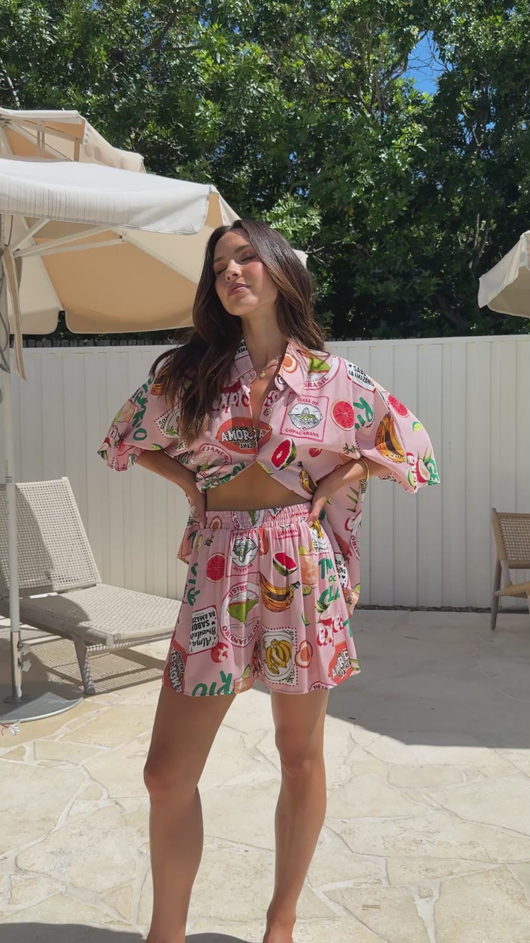 Load video: Venice Shorts - Rio Pink - Billy J