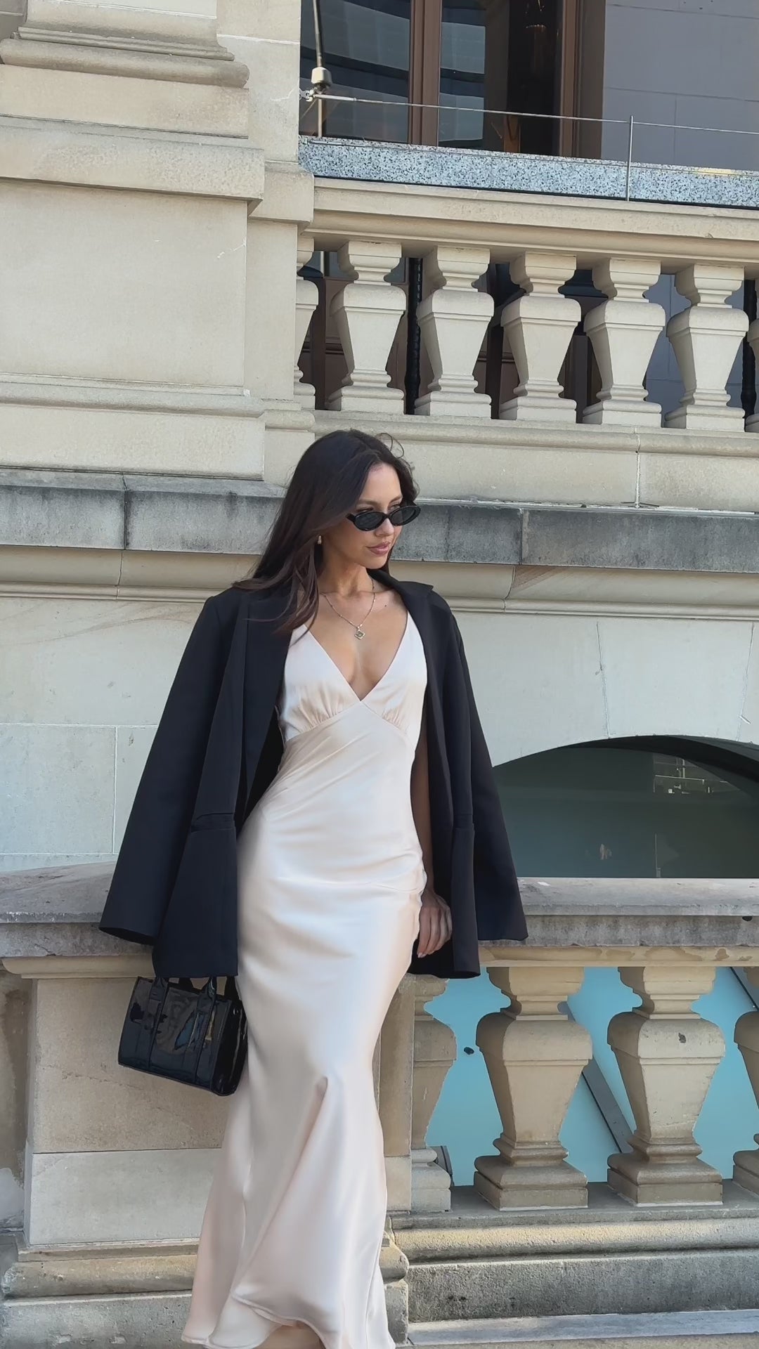 Load video: Ziah Maxi Dress - Champagne