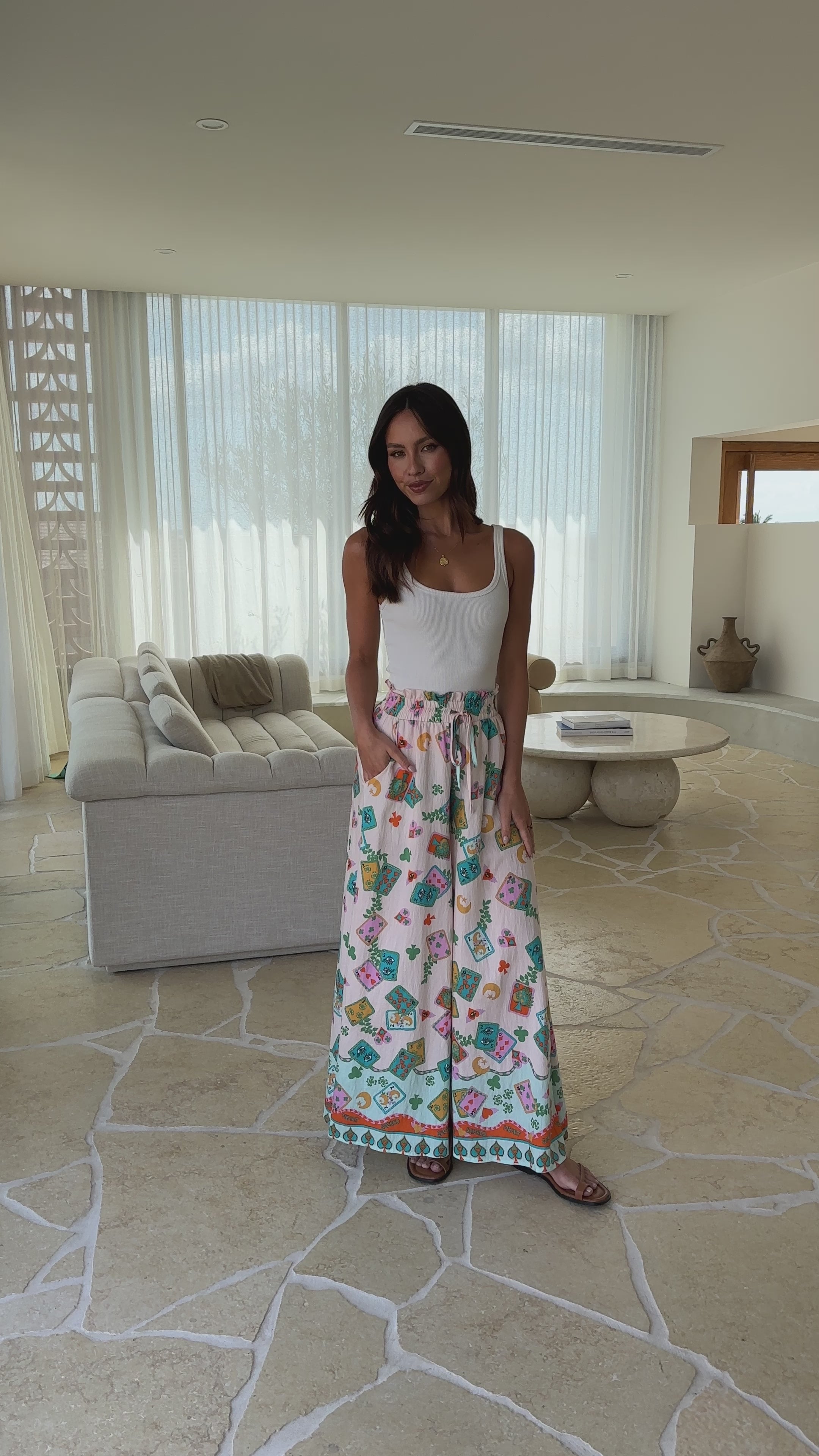 Load video: Avery Wide Leg Pants - Piper Collection - Billy J