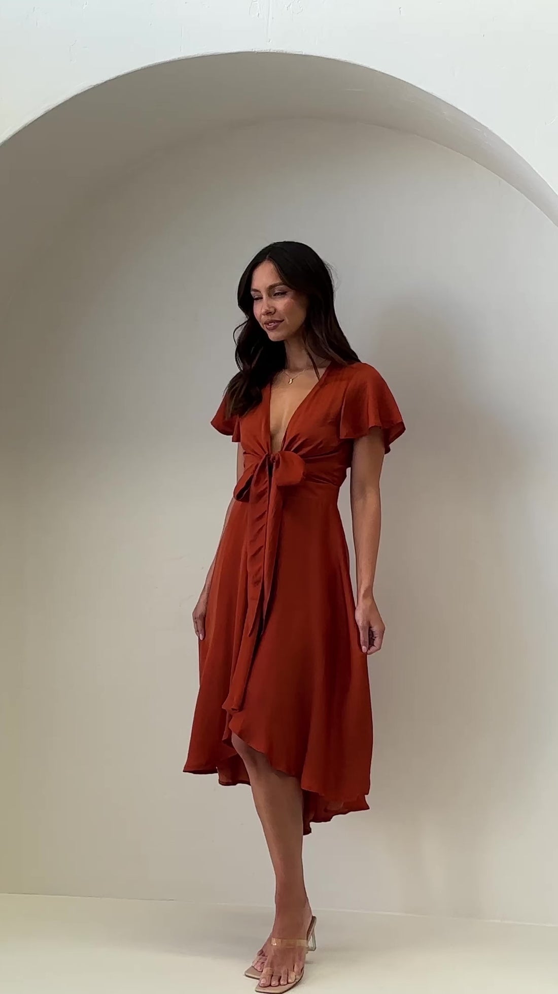 Sunny Daze Dress - Rust - Billy J