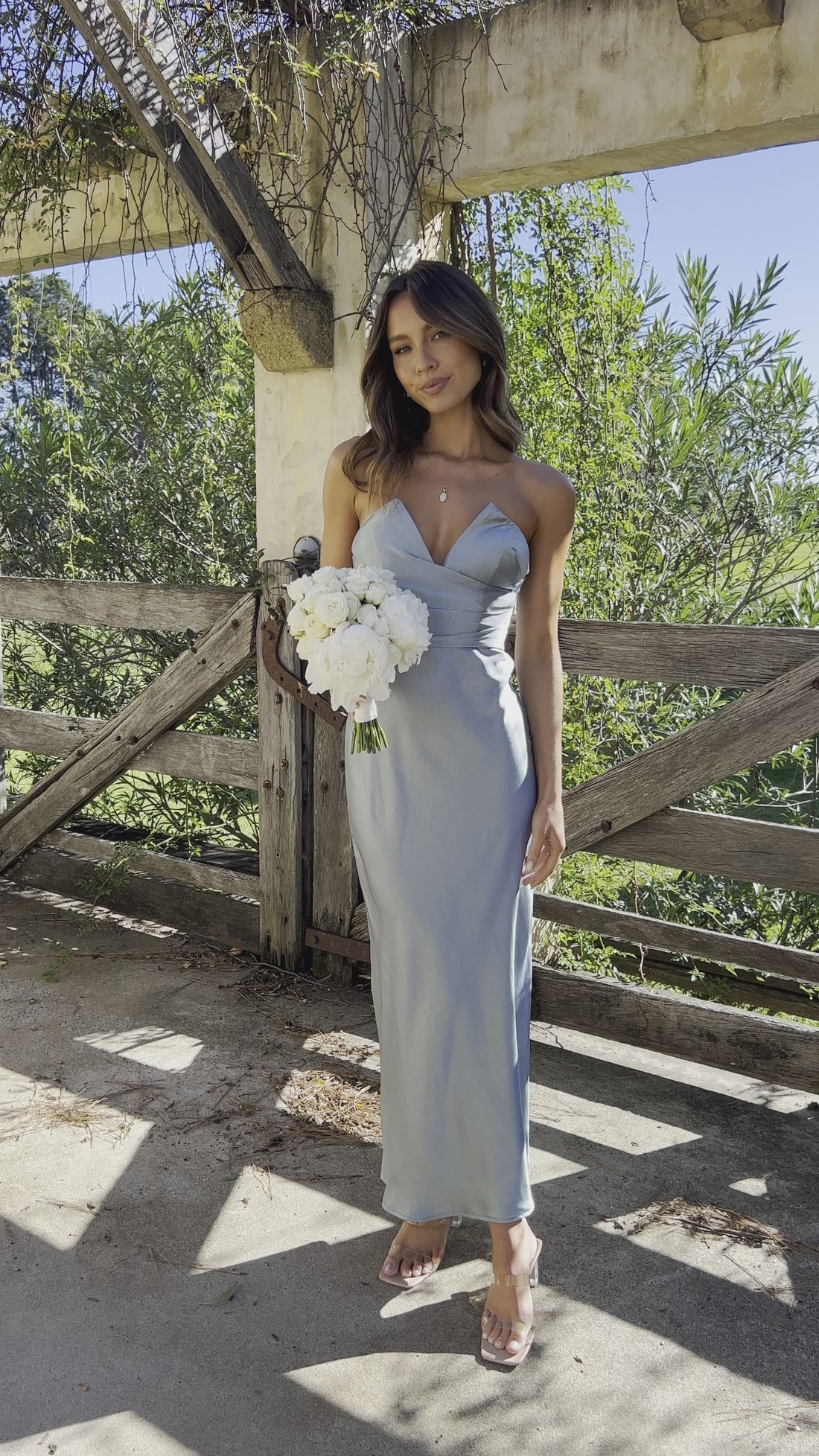 Valerie Maxi Dress - Blue - Billy J