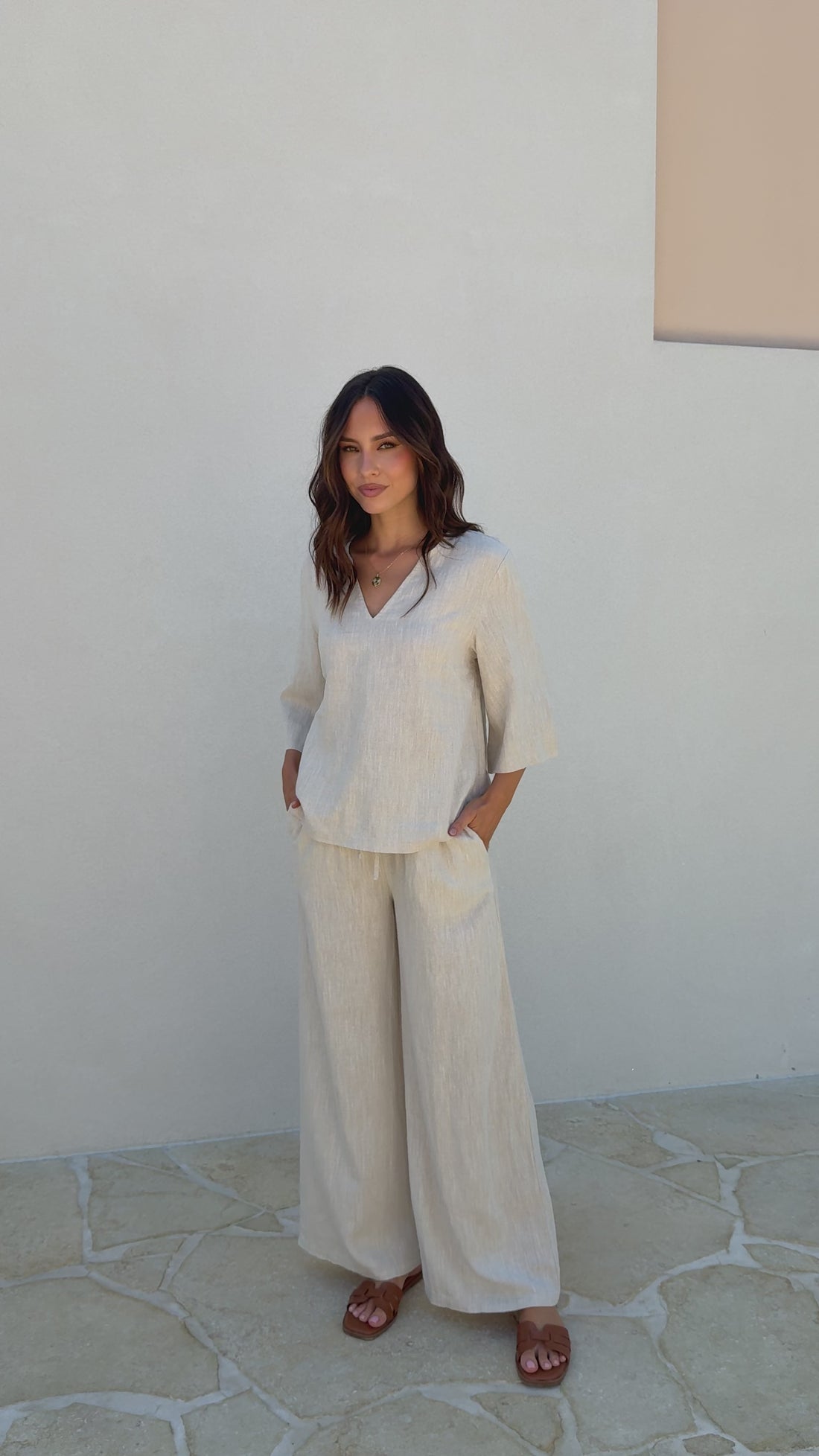 Andrea Top - Natural - Billy J