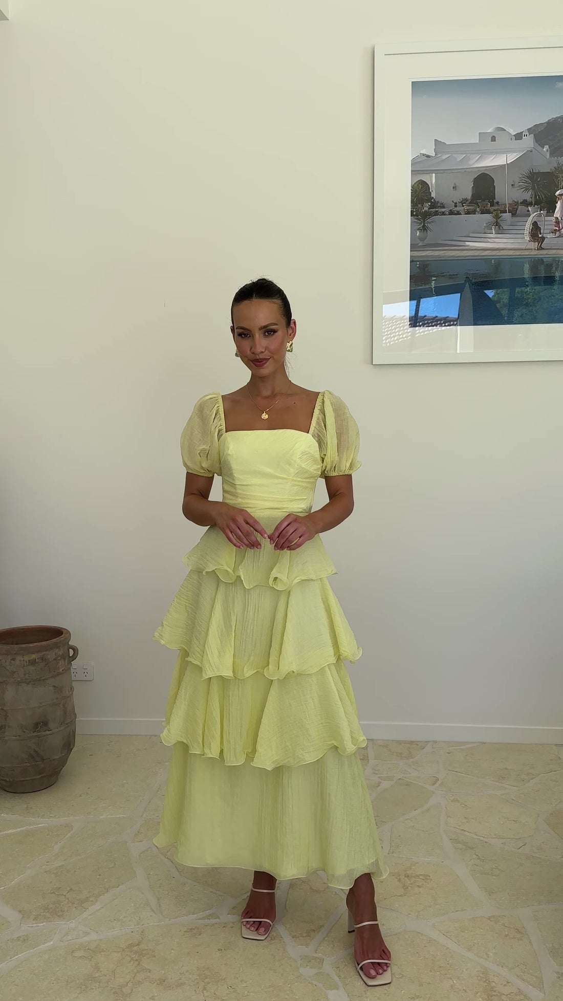 Lanelle Maxi Dress - Yellow - Billy J