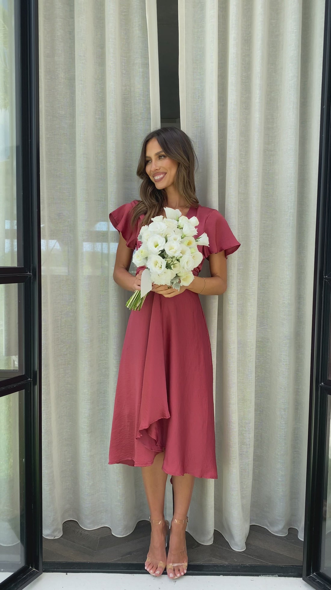 Sunny Daze Dress - Berry - Billy J