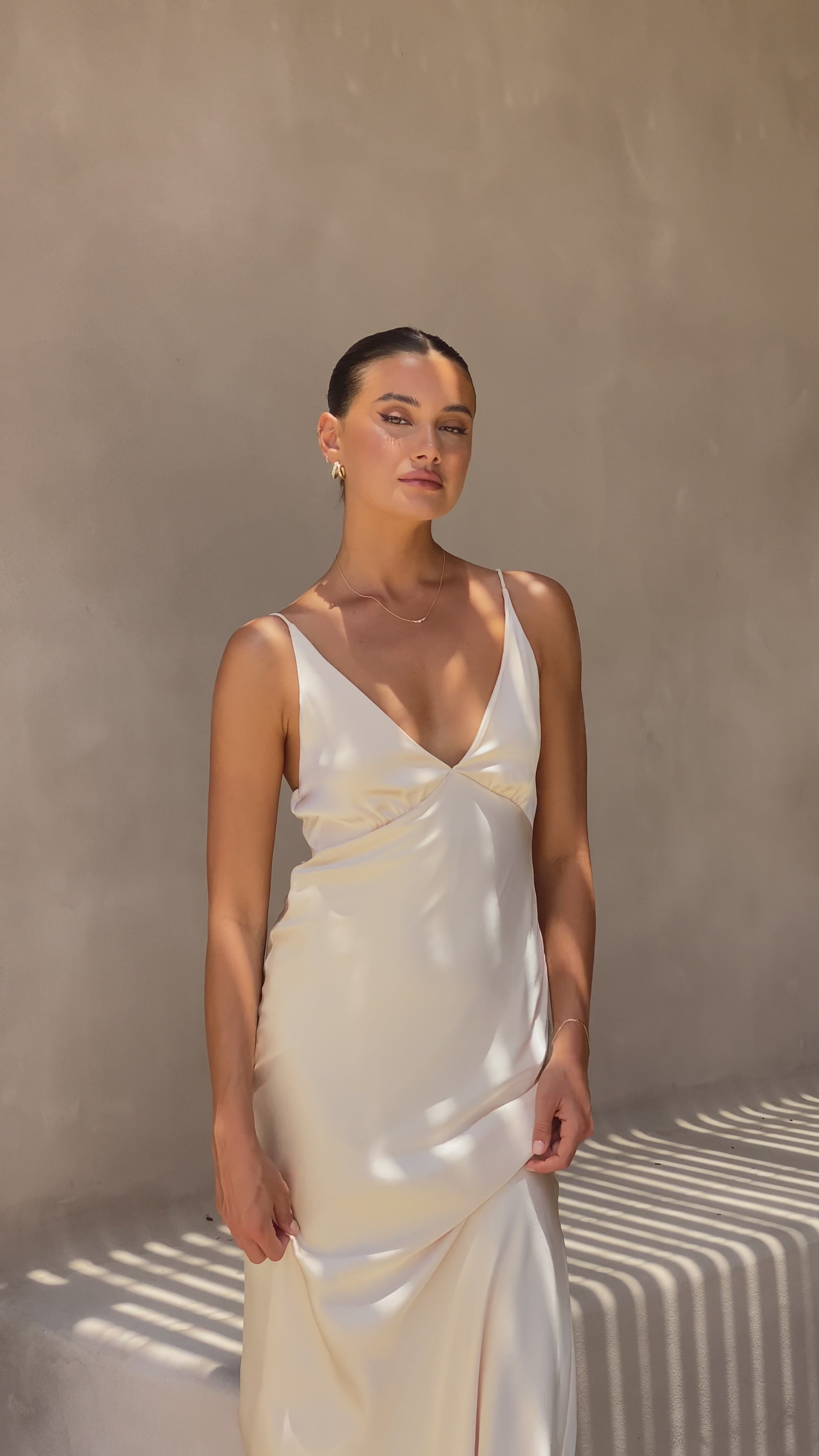 Load video: Ziah Maxi Dress - Champagne