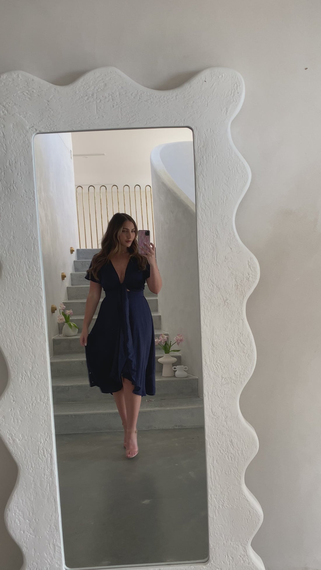 Sunny Daze Dress - Navy - Billy J