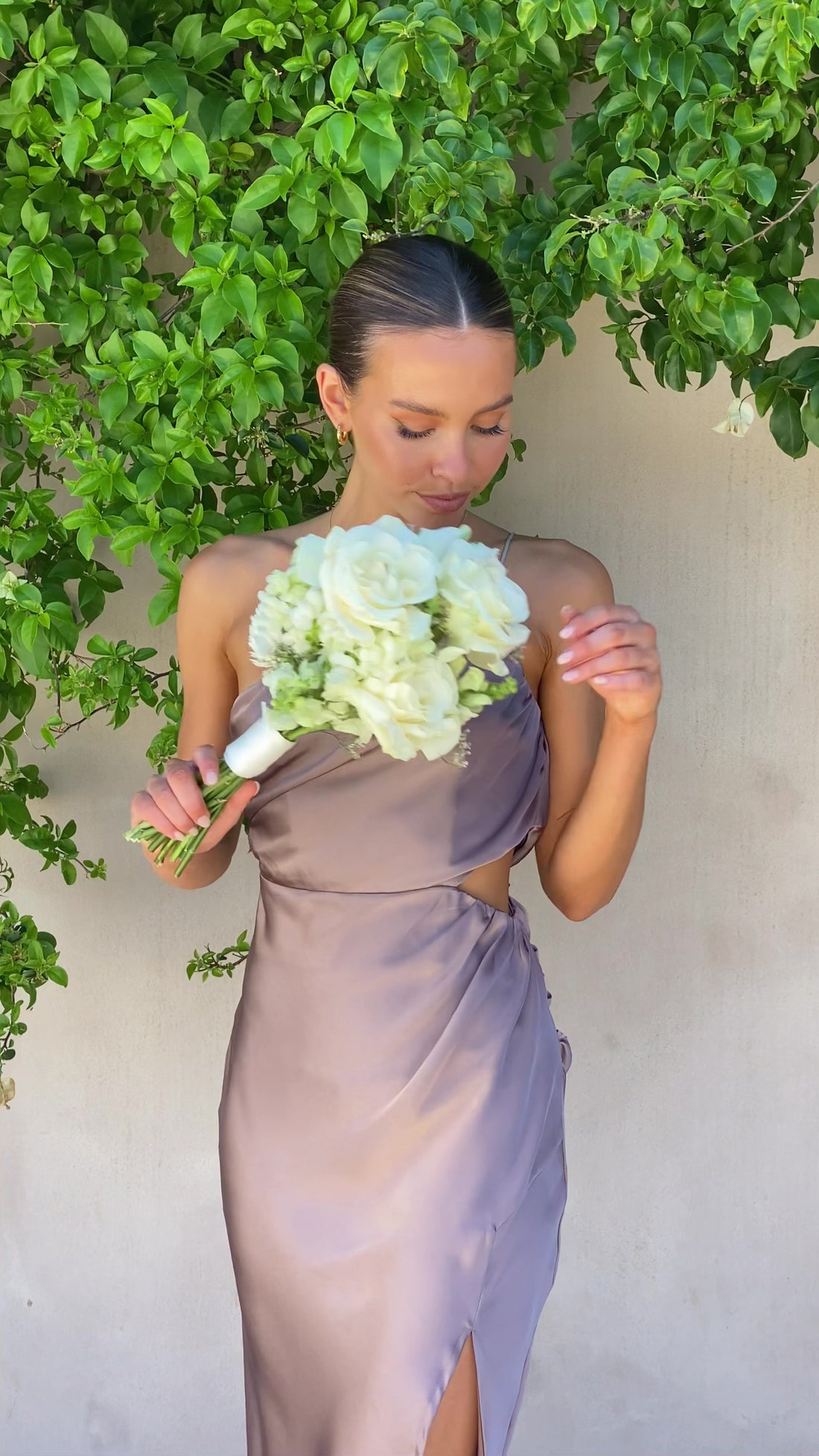 Nyla Maxi Dress - Mushroom - Billy J